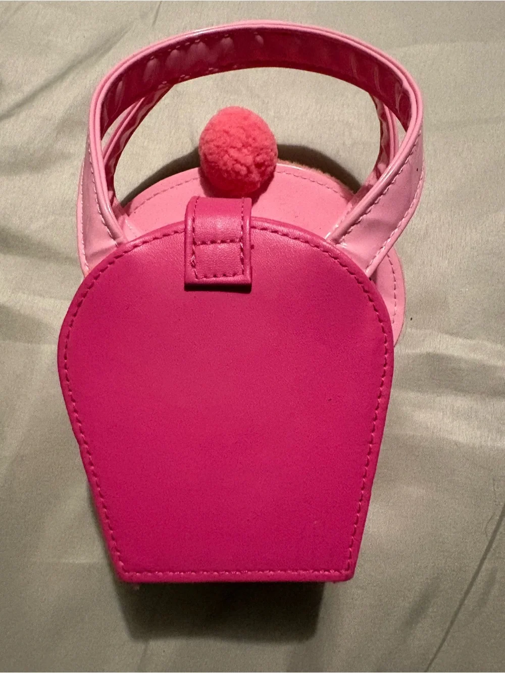 Gymboree Pink Cupcake Pom-Pom Kids Handbag